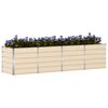 vidaXL Planter Ivory 320 x 80 x 75 cm Steel