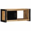 vidaXL TV Cabinet 80x30x35 cm Solid Rough Wood Mango