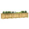 vidaXL Raised Bed 291x50x50 cm Impregnated Pinewood
