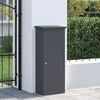 vidaXL Parcel Drop Box with Door Anthracite 44.5 x 29 x 110.5 cm Steel