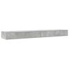 vidaXL Bed Drawers Concrete Grey 180 x 36.5 x 16.5 cm Engineered Wood