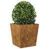 vidaXL Garden Planters 2 pcs 50x50x50 cm Weathering Steel