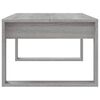 vidaXL Coffee Table Grey Sonoma 102x50x35 cm Engineered Wood