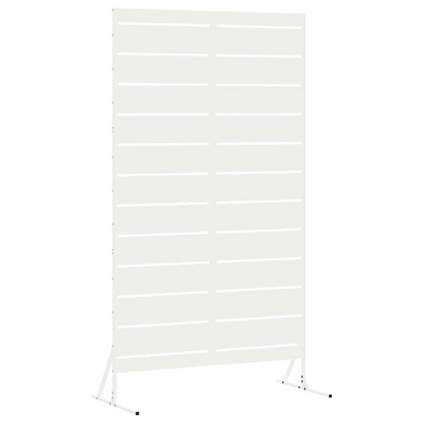 vidaXL Privacy Screen White 100 x 50 x 180 cm Steel