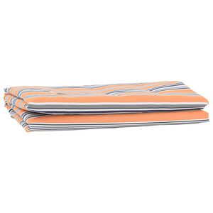 vidaXL Awning Replacement Fabric Blue and Orange 1000 x 160 cm