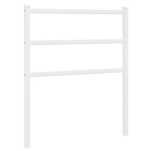 vidaXL Metal Headboard White 75 cm