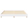 vidaXL Bed Frame without Mattress White 180x200cm Engineered Wood