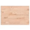 vidaXL Bathroom Countertop 60x40x1.5 cm Solid Wood Beech