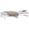 vidaXL Pull-out Day Bed without Mattress White 2x(100x200) cm