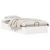 vidaXL Ottoman Bed Frame with Storage White 75 x 190 cm
