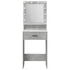 vidaXL Dressing Table Concrete Grey 50 x 41 x 135 cm Engineered Wood