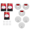Smartwares Smoke Alarms 3 pcs 10,6x10,6x3,6 cm White