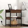 vidaXL Bedside Cabinet 2 pcs Brown Oak 41 x 31 x 51 cm Engineered Wood