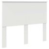 vidaXL Bed Frame with Headboard White 120 x 190 cm Solid Pine Wood