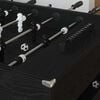 vidaXL Foosball Table Black Oak 146.5 x 74 x 85 cm Engineered Wood