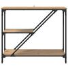 vidaXL Console Table Artisan Oak 88.5 x 30 x 75 cm Engineered Wood