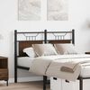 vidaXL Replace Headboard Brown Oak 120 cm Engineered Wood and Steel