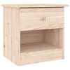 vidaXL Bedside Cabinet ALTA 41x35x41 cm Solid Wood Pine