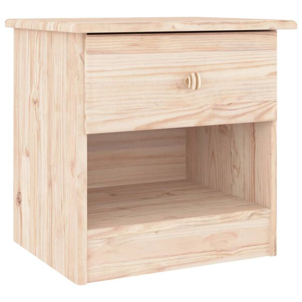 vidaXL Bedside Cabinet ALTA 41x35x41 cm Solid Wood Pine