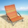 HI Folding Beach Chair Orange 65x55x25/65cm