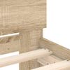 vidaXL Bed Frame without Mattress Sonoma Oak 120x200 cm