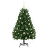 vidaXL Artificial Christmas Tree Green 120 cm PVC and Metal