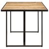 vidaXL Dining Table 160 cm Rough Mango Wood