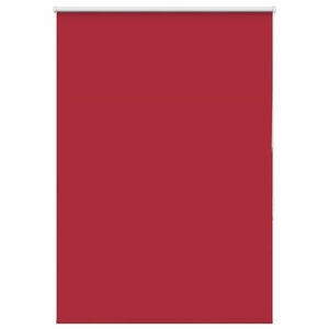 vidaXL Roller Blind Blackout Red 110x130 cm Fabric Width 105.7 cm Polyester