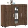 vidaXL Wooden Cabinet Brown Oak 88.5 x 30.5 x 73 cm Engineered Wood
