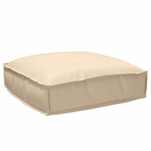vidaXL Pallet Cushion for suitable for Seat Beige 50 x 50 x 12 cm