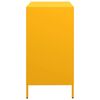 vidaXL Sideboard Mustard Yellow 68x39x73.5 cm Cold-rolled Steel