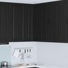 vidaXL Kitchen Cabinet Black 57 x 57 x 100 cm Engineered Wood
