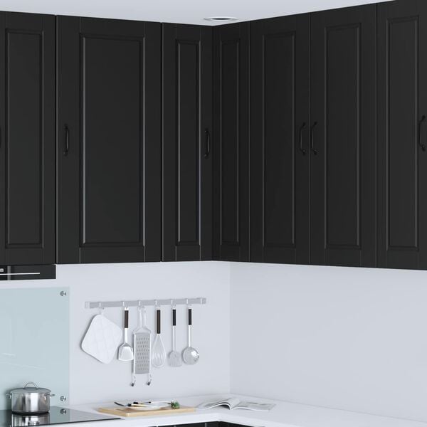 vidaXL Kitchen Cabinet Black 57 x 57 x 100 cm Engineered Wood