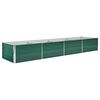 vidaXL Raised Bed | Green | Galvanised Steel | 320x80x45 cm