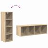 vidaXL Hanging Cabinet Sonoma Oak 30 x 29.5 x 100 cm Engineered Wood