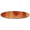 vidaXL Table Top Solid Wood Acacia Round 15-16 mm 50 cm