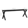 vidaXL Bench Leg X Frame 145x36x42 cm