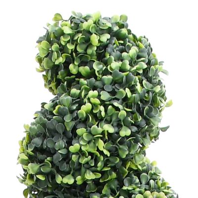 vidaXL Artificial Boxwood Spiral Plant with Pot Green 100 cm