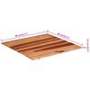 vidaXL Table Top Solid Wood Acacia 15-16 mm 80x80 cm