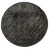 vidaXL Rug ISTAN High Pile Shiny Look Anthracite &Oslash; 120 cm