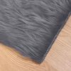 vidaXL Faux Sheepskin Rug Tafalla Anthracite 80 x 250 cm Polyester