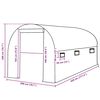 vidaXL Greenhouse Replacement Cover (9 m&sup2;) 200x450x200 cm Green