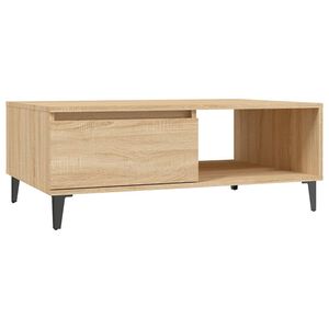 vidaXL Coffee Table Sonoma Oak 90x60x35 cm Engineered Wood