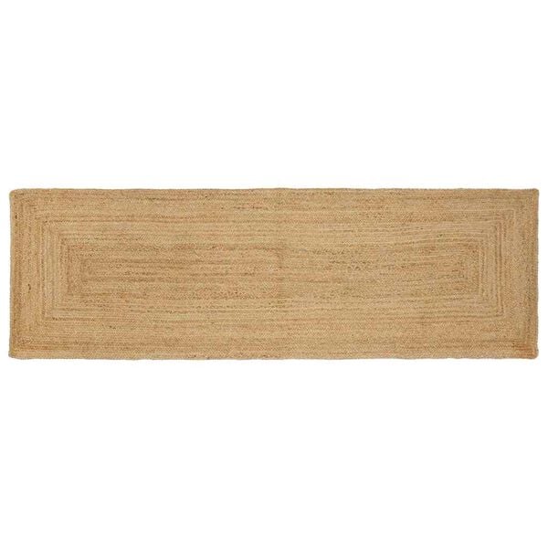 vidaXL Area Rug Beige 80 x 300 cm Jute