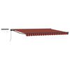 vidaXL Electric Retractable Awning 4 x 3.5 m Polyester with PU coating
