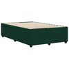 vidaXL Bed Frame without Mattress Dark Green 120x190 cm Small Double Velvet