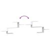 vidaXL Wall Shelf White 104x15x49 cm Engineered Wood
