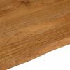 vidaXL Table Top Live Edge 100x80x2.5 cm Solid Wood Mango