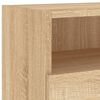 vidaXL TV Wall Cabinets 2 pcs Sonoma Oak 100x30x30 cm Engineered Wood