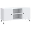 vidaXL TV Cabinet White 102 x 34.5 x 50 cm Engineered Wood